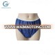 Cheap Spa hotel unisex blue nonwoven disposable paper underwear