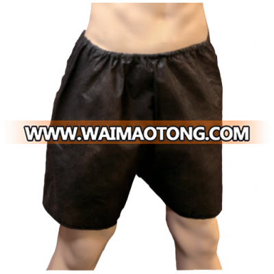 Black Disposable PP Nonwoven Men′s Boxers Underwear for Sauna SPA